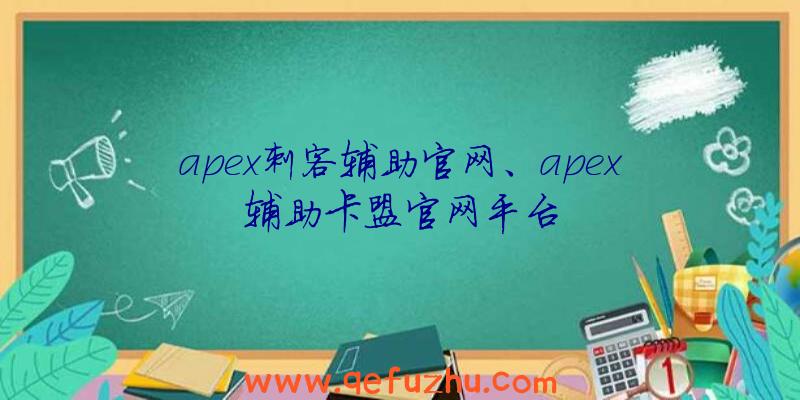 apex刺客辅助官网、apex辅助卡盟官网平台