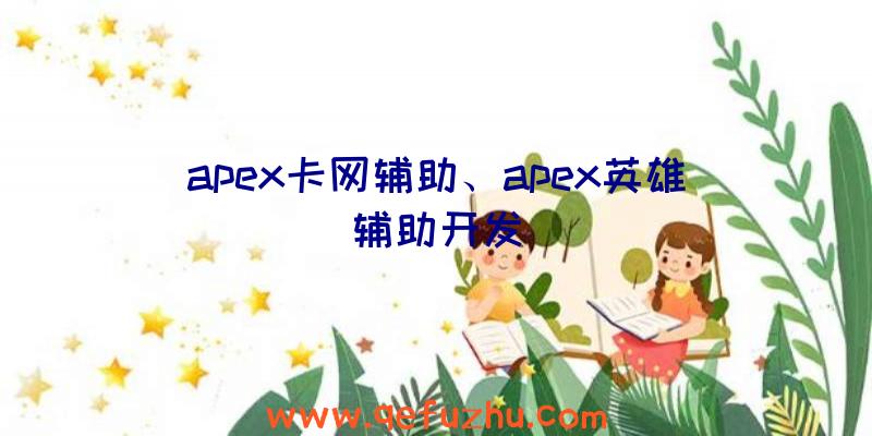 apex卡网辅助、apex英雄辅助开发