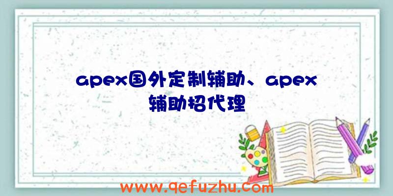 apex国外定制辅助、apex辅助招代理