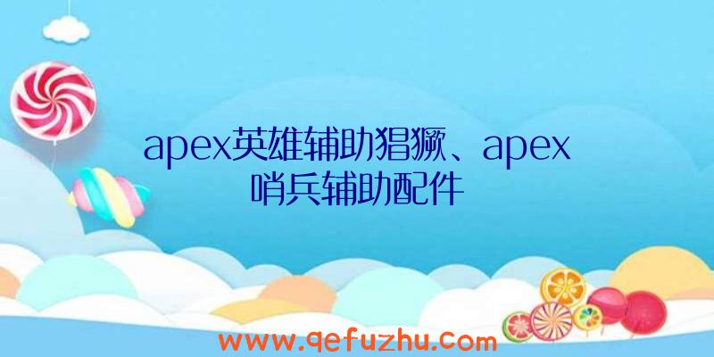 apex英雄辅助猖獗、apex哨兵辅助配件