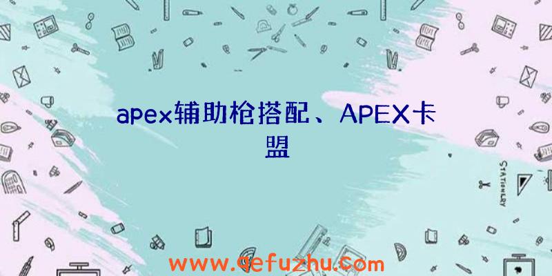 apex辅助枪搭配、APEX卡盟