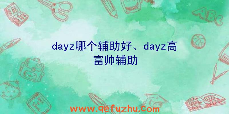 dayz哪个辅助好、dayz高富帅辅助