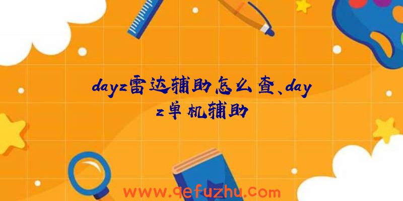 dayz雷达辅助怎么查、dayz单机辅助