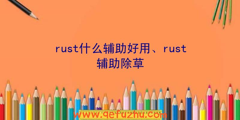 rust什么辅助好用、rust辅助除草