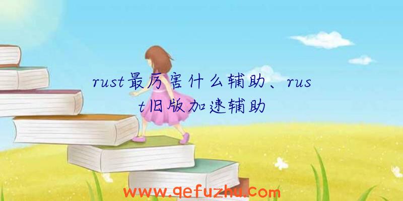 rust最厉害什么辅助、rust旧版加速辅助