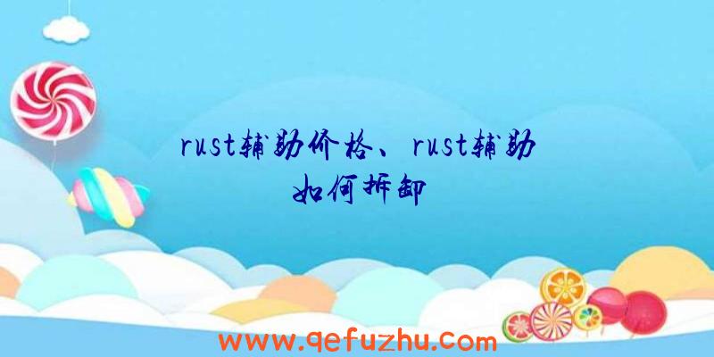 rust辅助价格、rust辅助如何拆卸