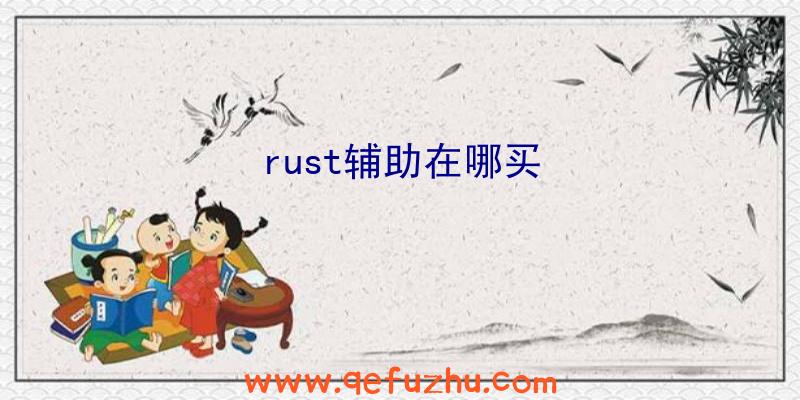 rust辅助在哪买