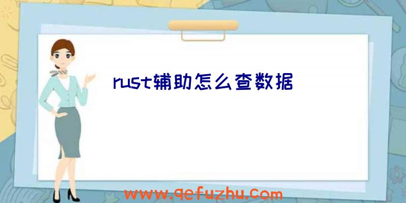 rust辅助怎么查数据