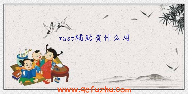 rust辅助有什么用