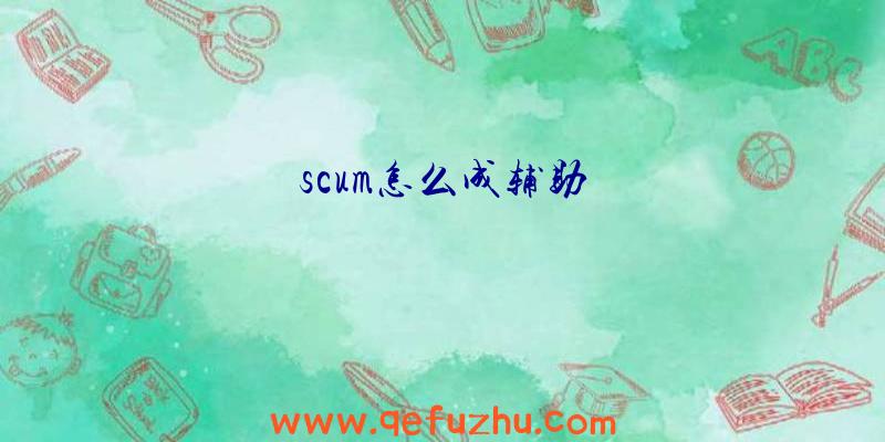 scum怎么成辅助