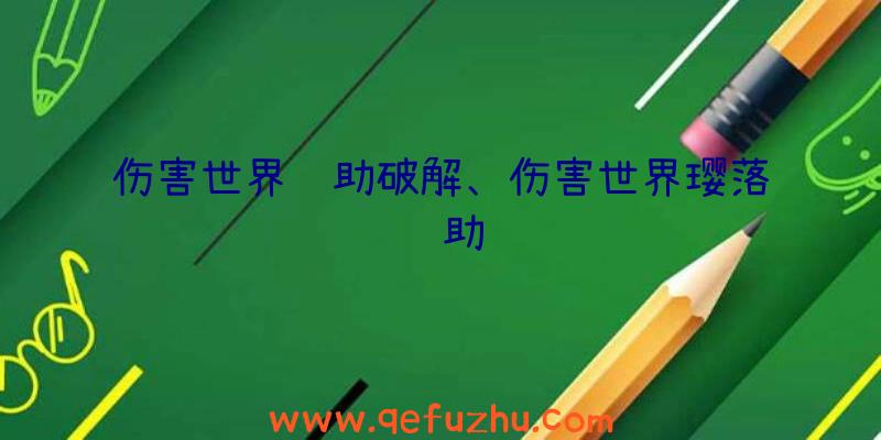 伤害世界辅助破解、伤害世界璎落辅助