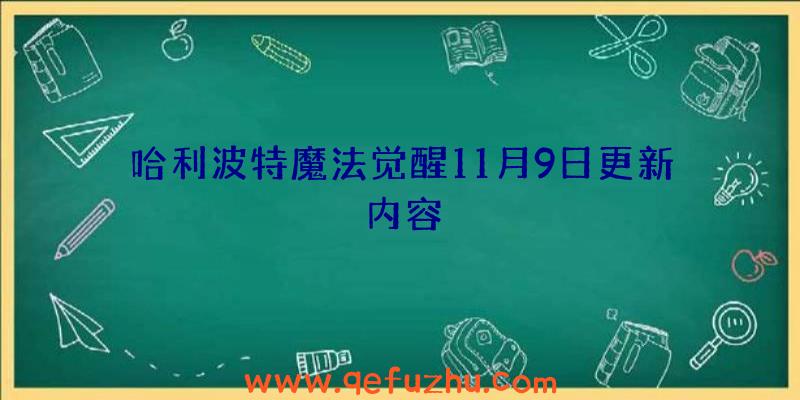 哈利波特魔法觉醒11月9日更新内容