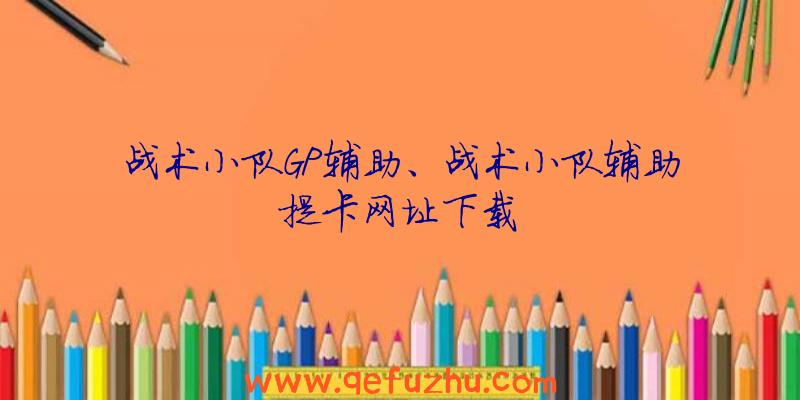 战术小队GP辅助、战术小队辅助提卡网址下载