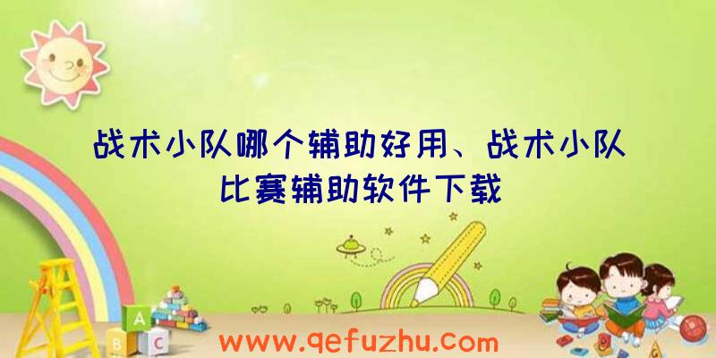 战术小队哪个辅助好用、战术小队比赛辅助软件下载