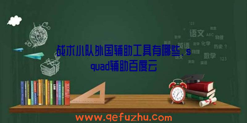 战术小队外国辅助工具有哪些、squad辅助百度云