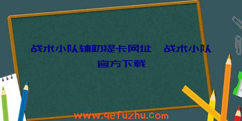 战术小队辅助提卡网址、战术小队官方下载