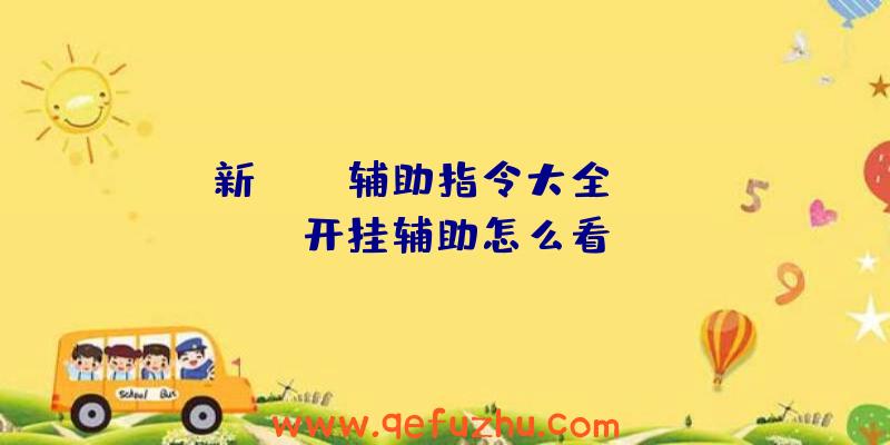 新rust辅助指令大全、rust开挂辅助怎么看