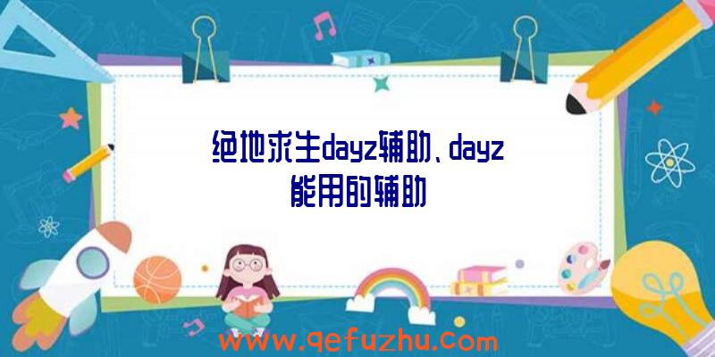 绝地求生dayz辅助、dayz能用的辅助