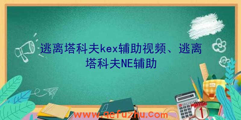 逃离塔科夫kex辅助视频、逃离塔科夫NE辅助