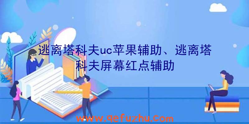 逃离塔科夫uc苹果辅助、逃离塔科夫屏幕红点辅助