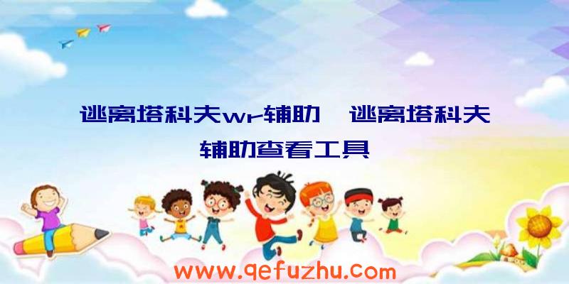 逃离塔科夫wr辅助、逃离塔科夫辅助查看工具