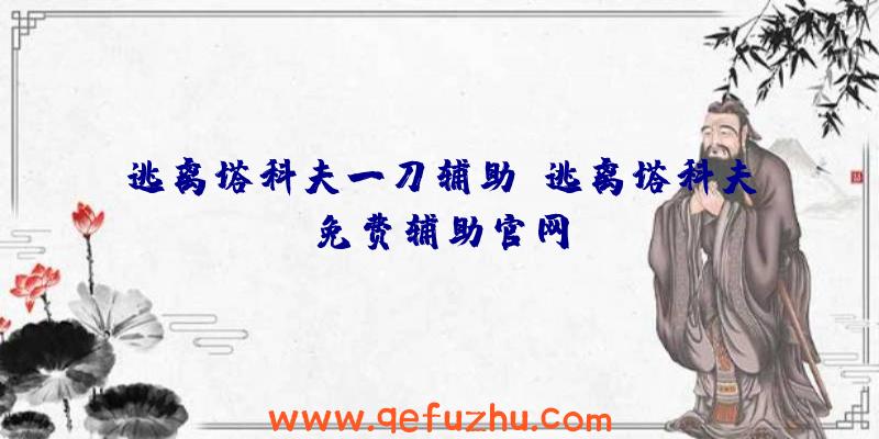 逃离塔科夫一刀辅助、逃离塔科夫免费辅助官网