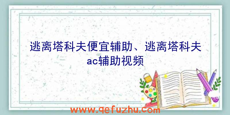 逃离塔科夫便宜辅助、逃离塔科夫ac辅助视频