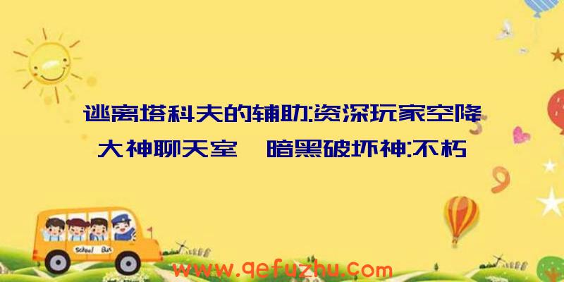 逃离塔科夫的辅助:资深玩家空降大神聊天室《暗黑破坏神:不朽》