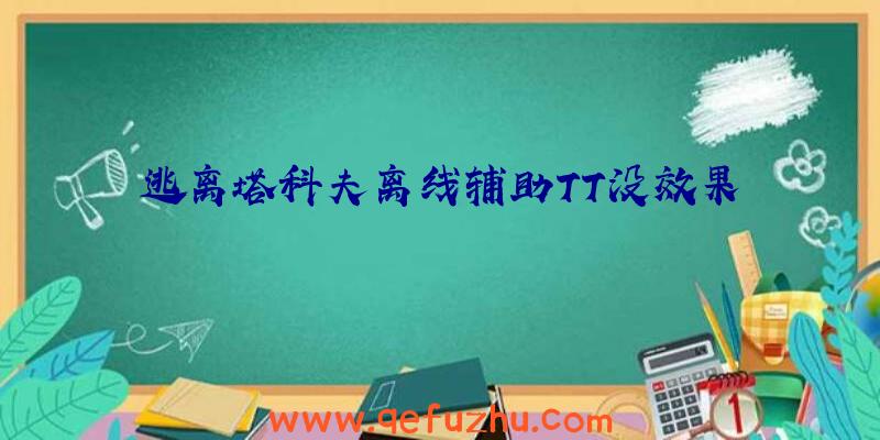 逃离塔科夫离线辅助TT没效果