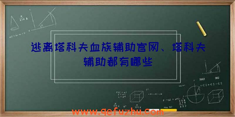 逃离塔科夫血族辅助官网、塔科夫辅助都有哪些