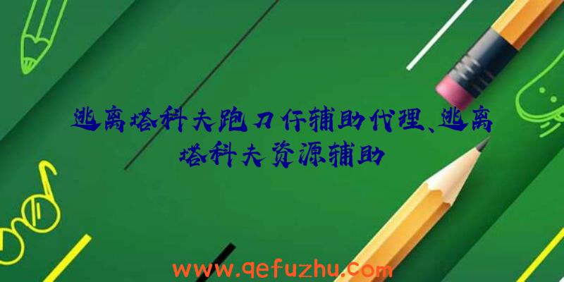 逃离塔科夫跑刀仔辅助代理、逃离塔科夫资源辅助