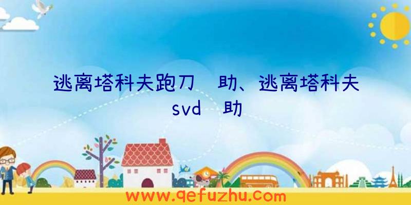 逃离塔科夫跑刀辅助、逃离塔科夫svd辅助