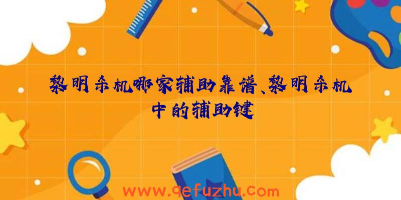 黎明杀机哪家辅助靠谱、黎明杀机中的辅助键