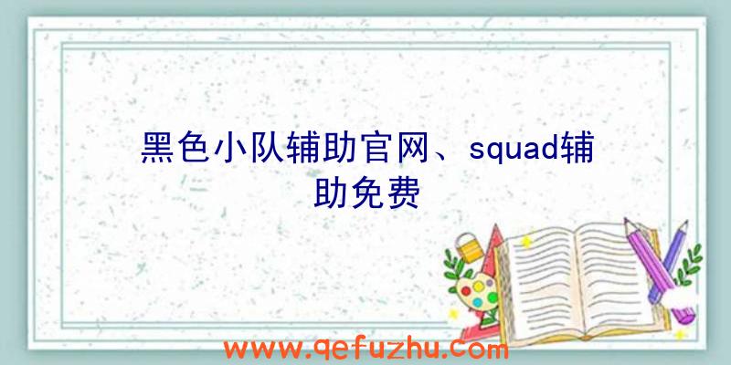 黑色小队辅助官网、squad辅助免费