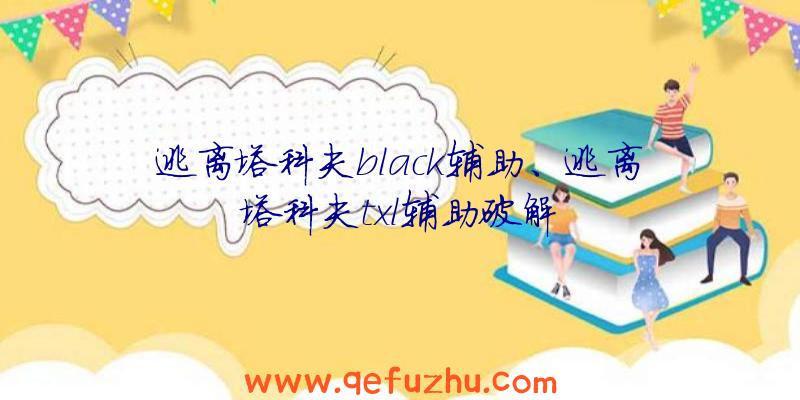 逃离塔科夫black辅助、逃离塔科夫txl辅助破解