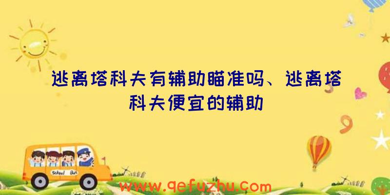 逃离塔科夫有辅助瞄准吗、逃离塔科夫便宜的辅助